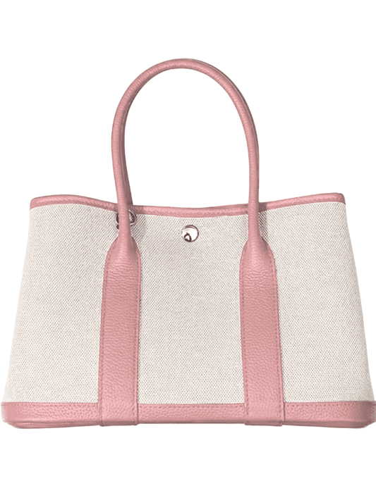 Austin Blaze Magnolia 36 Canvas Leather Tote in Light Pink