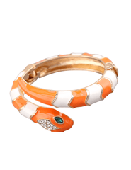 Austin Blaze Mamba Wrap Bracelet in Orange and White