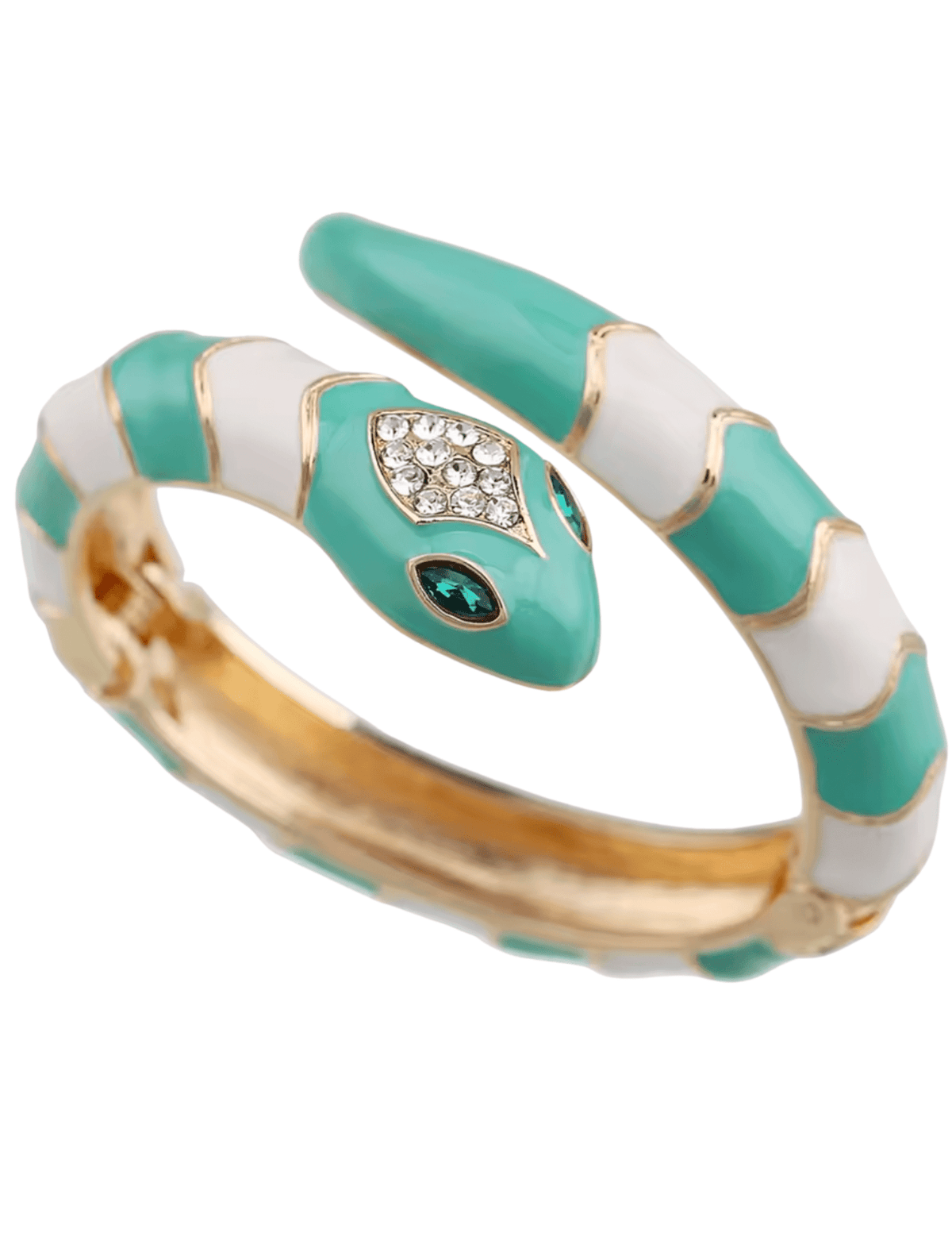 Austin Blaze Mamba Wrap Bracelet in Turquoise and White