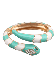Austin Blaze Mamba Wrap Bracelet in Turquoise and White