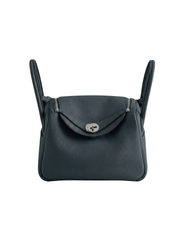 Austin Blaze Nina Mini Leather Double Side Handle Bag in Midnight