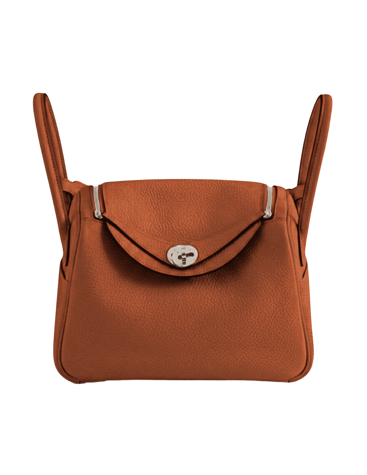 Austin Blaze Nina Mini Leather Double Side Handle Bag in Saddle