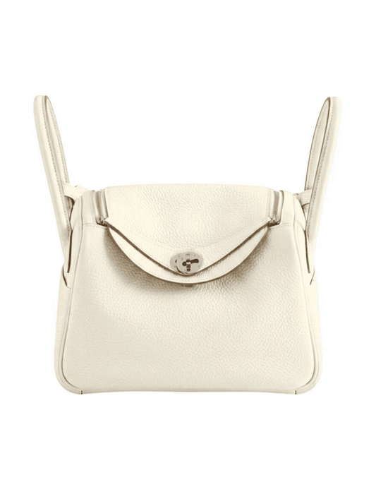 Austin Blaze Nina Small Leather Double Side Handle Bag in Marshmallow