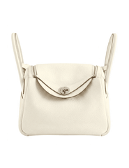 Austin Blaze Nina Small Leather Double Side Handle Bag in Marshmallow