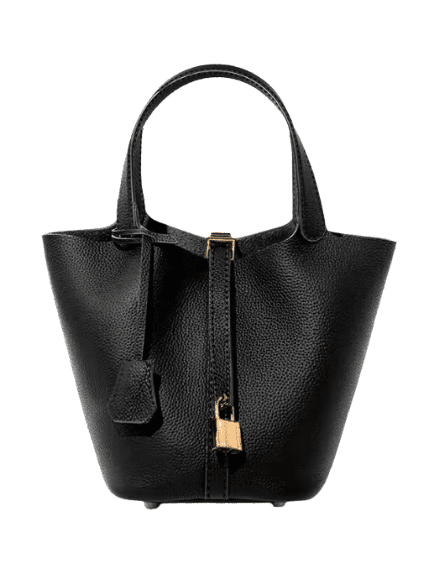 Austin Blaze Pippa Leather Basket Bag in Black