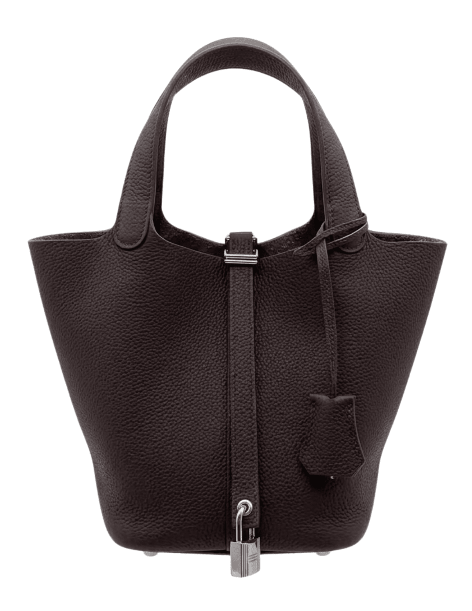 Austin Blaze Pippa Leather Basket Bag in Dark Chocolate