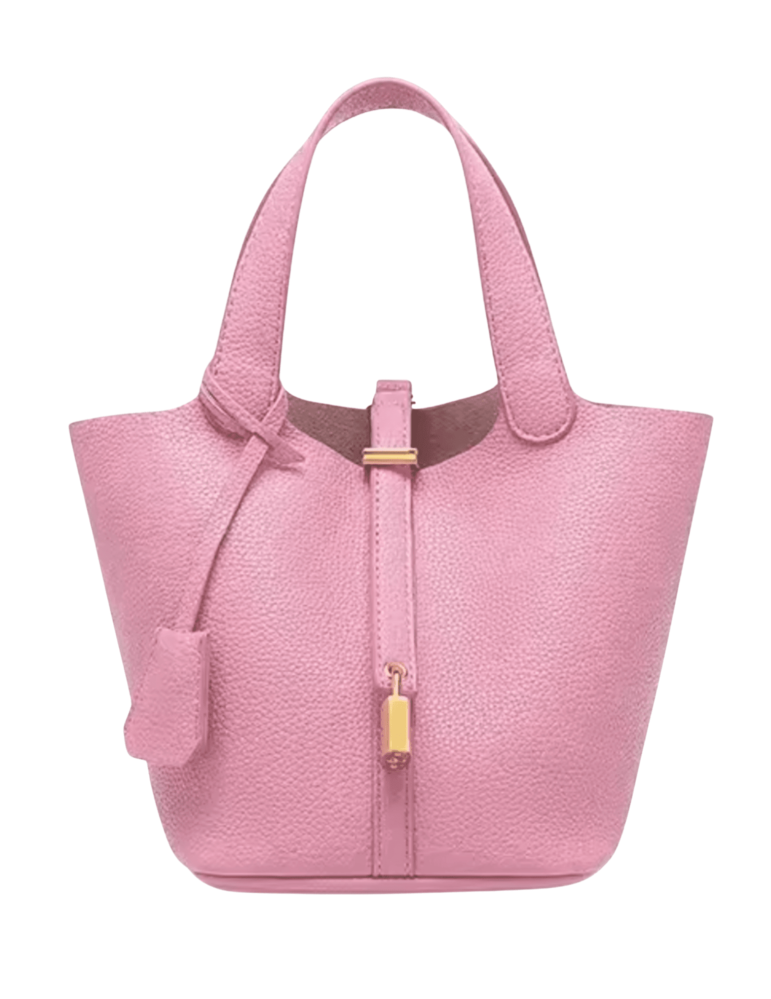 Austin Blaze Pippa Leather Basket Bag in Dusty Rose