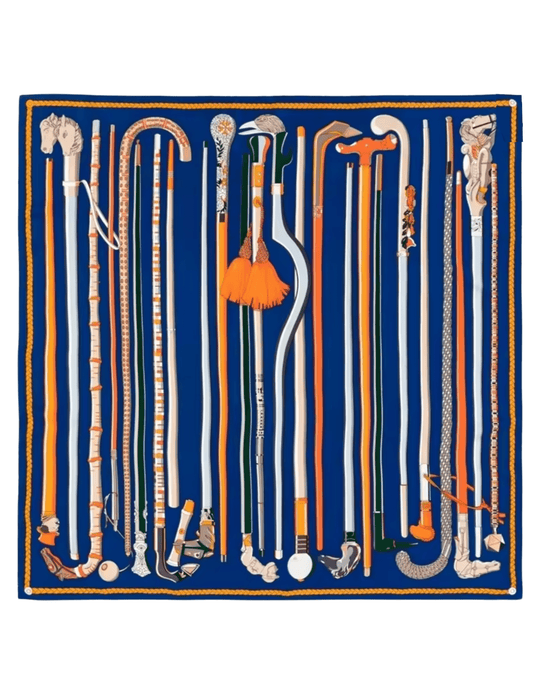 Austin Blaze Rhiannon Printed Scarf in Blue