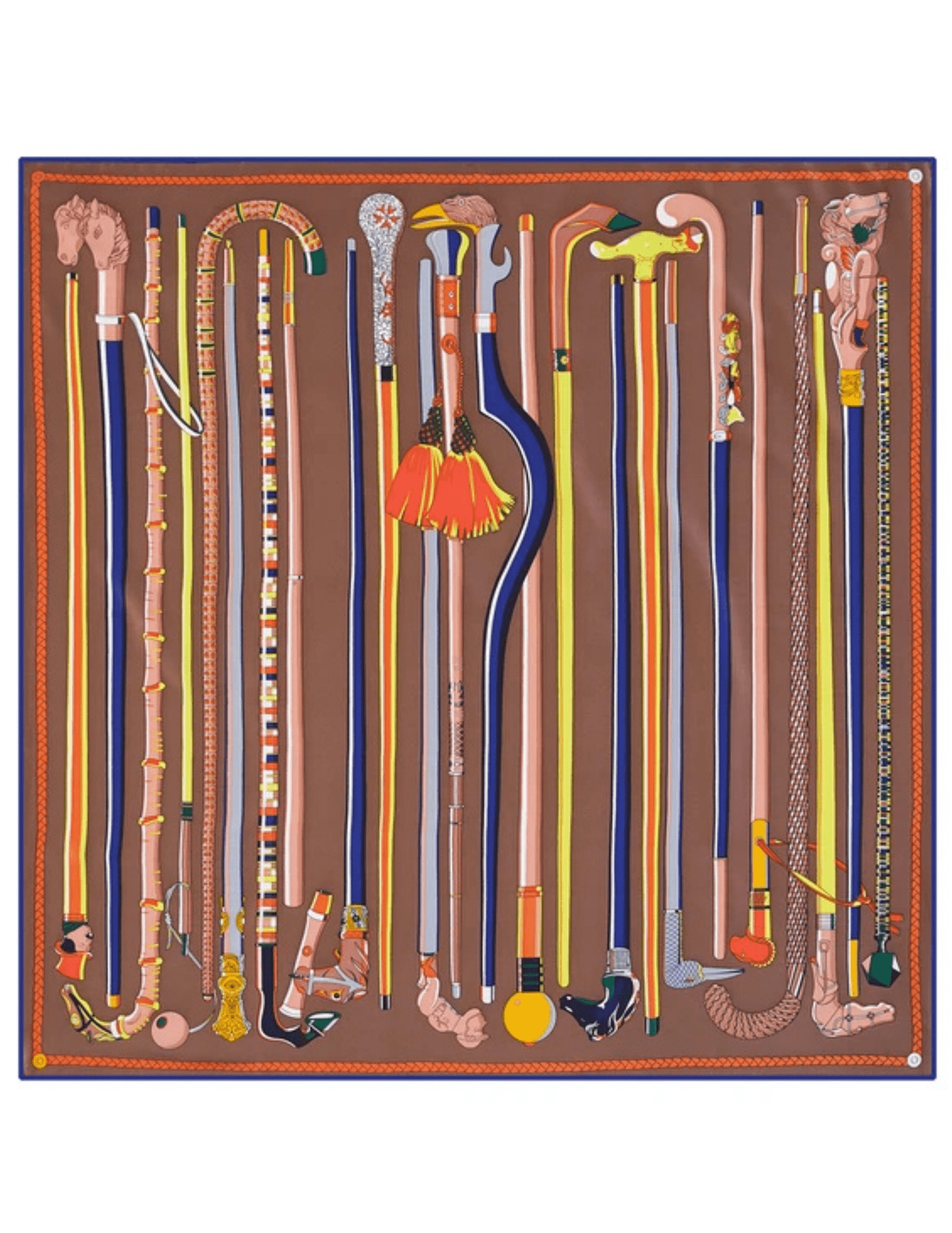 Austin Blaze - Austin Blaze Rhiannon Printed Scarf in Brown - Buy Online