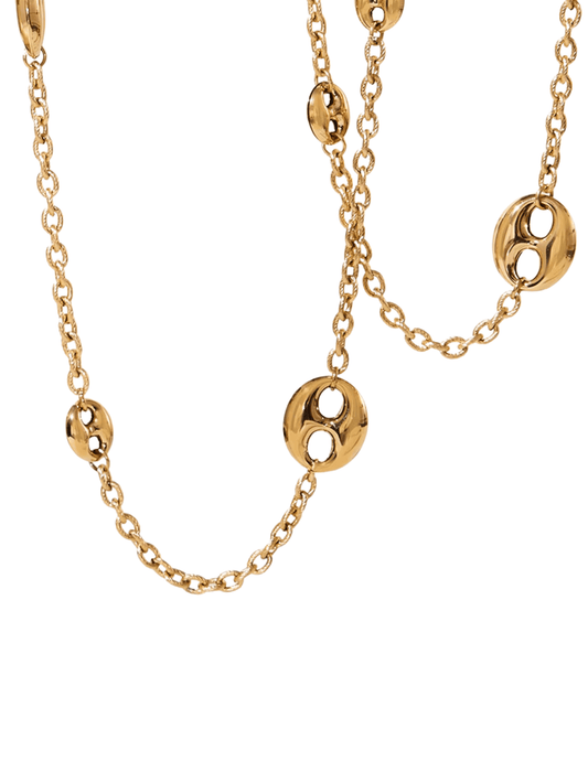 Austin Blaze Tilly Chain Necklace in gold layered