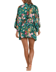 Back view of L’AGENCE Caterina Butterfly Print Kimono