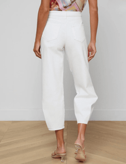 Back view of L’AGENCE Krista High-Rise Barrel Leg Jean