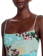 Cult Gaia - Cult Gaia Bebe Hand Beaded Mini Dress - Buy Online