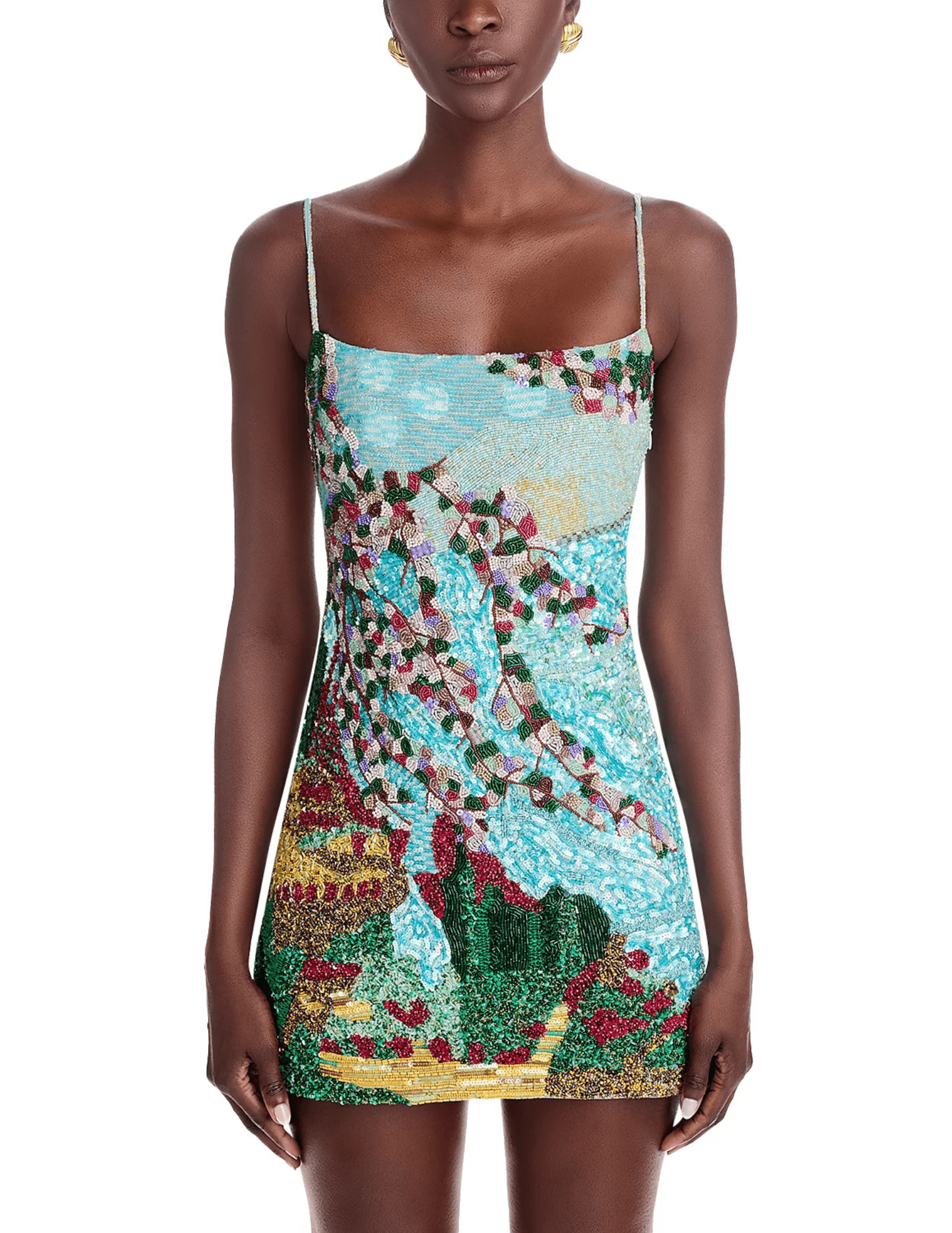 Cult Gaia - Cult Gaia Bebe Hand Beaded Mini Dress - Buy Online