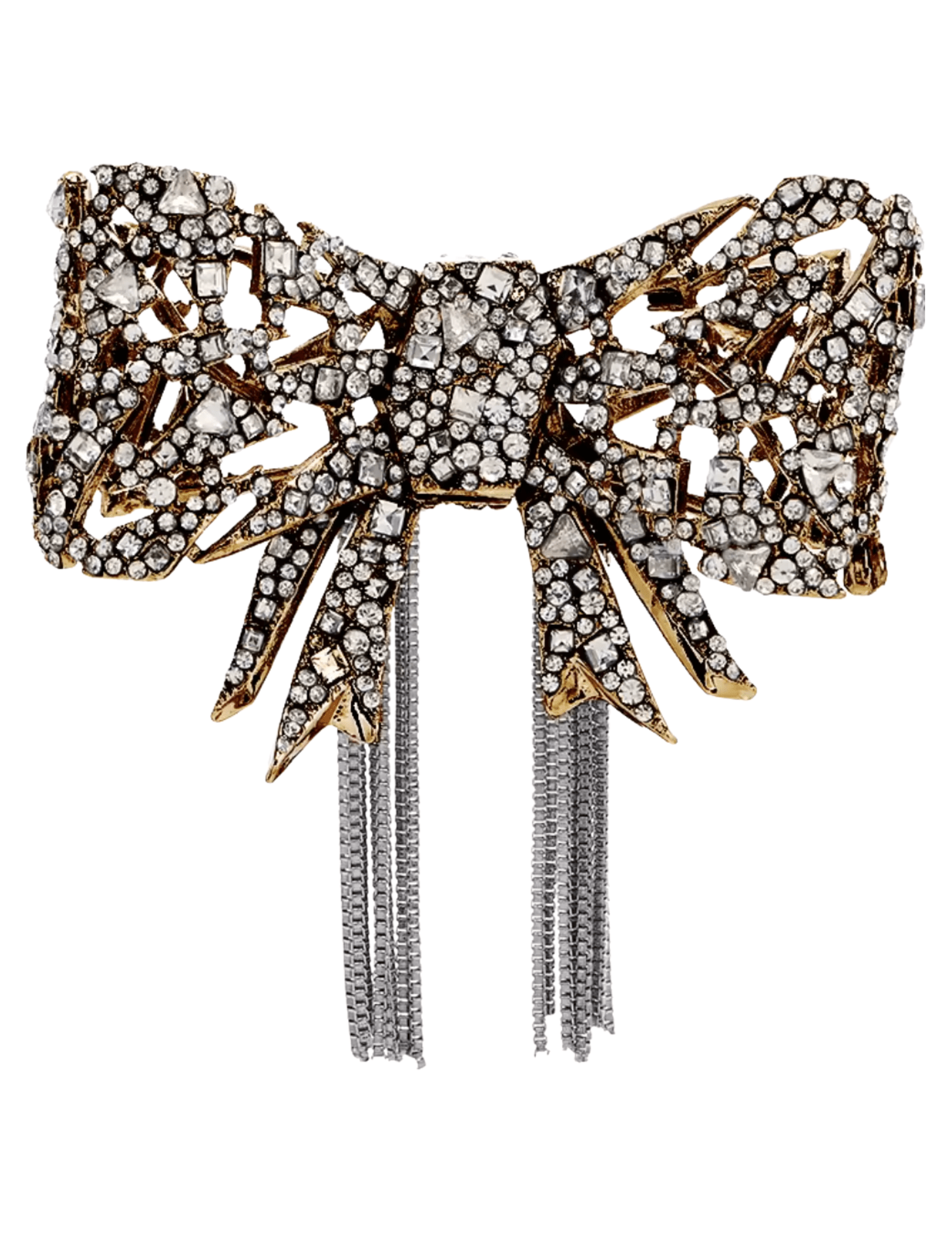 Fleur de Camélia Lexi Crystal Ribbon Brooch