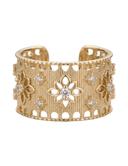 Fleur de Camélia Mavis Textured Ring in Gold