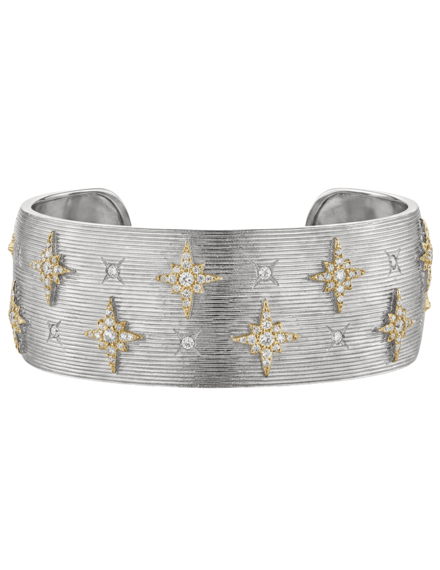 Fleur de Camélia Mia Textured Bangle in Silver
