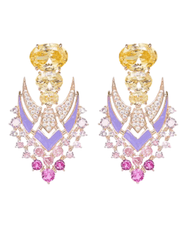 Fleur de Camélia Yara Rhinestone Earrings