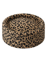 PRE-ORDER-Fleur de Camélia Madeline Pillbox Hat in Leopard