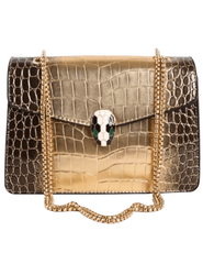 PRE-ORDER-Austin Blaze Etta Serpent Shoulder Bag in Gold