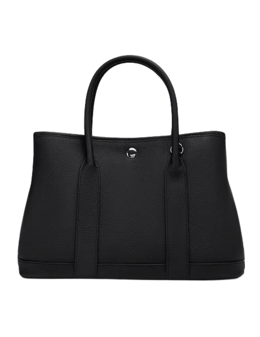 Austin Blaze Magnolia 31 Leather Tote in Black