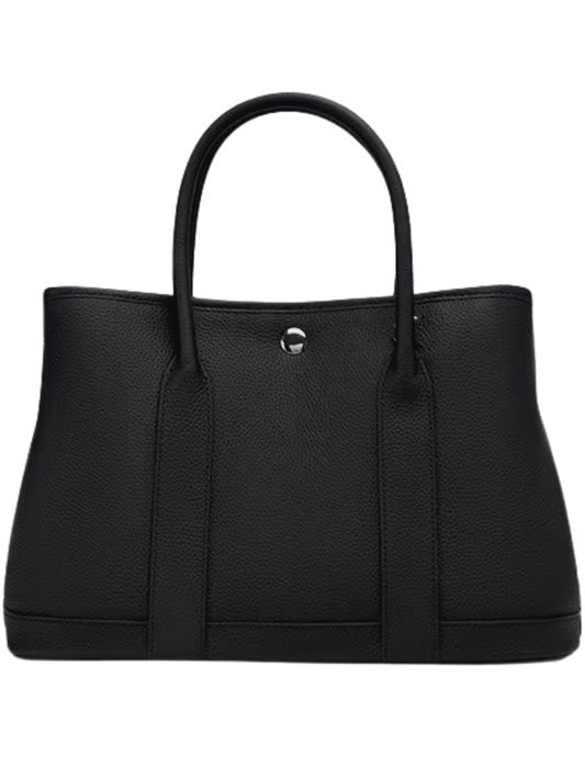 Austin Blaze Magnolia 36 Leather Tote in Black