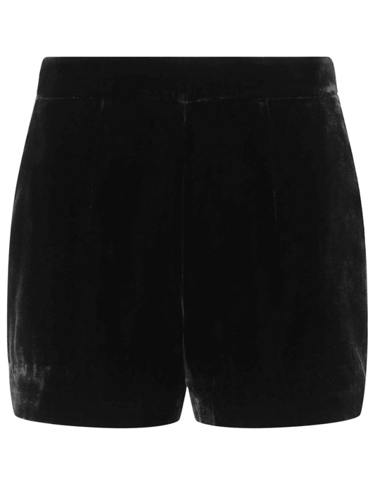  L’AGENCE Ashton Velvet Short in black