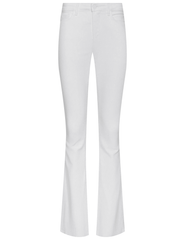 L'AGENCE Cara Low-Rise Bootcut Jeans in Blanc