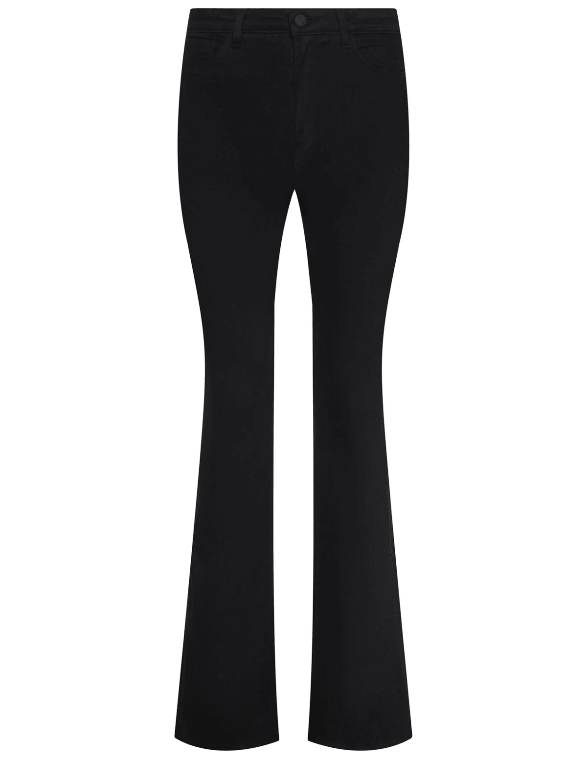 L’AGENCE Cara Low-Rise Bootcut Jeans in Noir