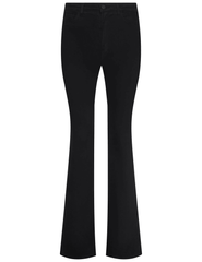 L’AGENCE Cara Low-Rise Bootcut Jeans in Noir