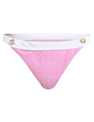 L'AGENCE Jean Color-Black Jean Bikini Bottom in Blush