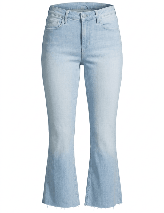 L'AGENCE Kendra High Rise Crop Flare Jean in Bayridge