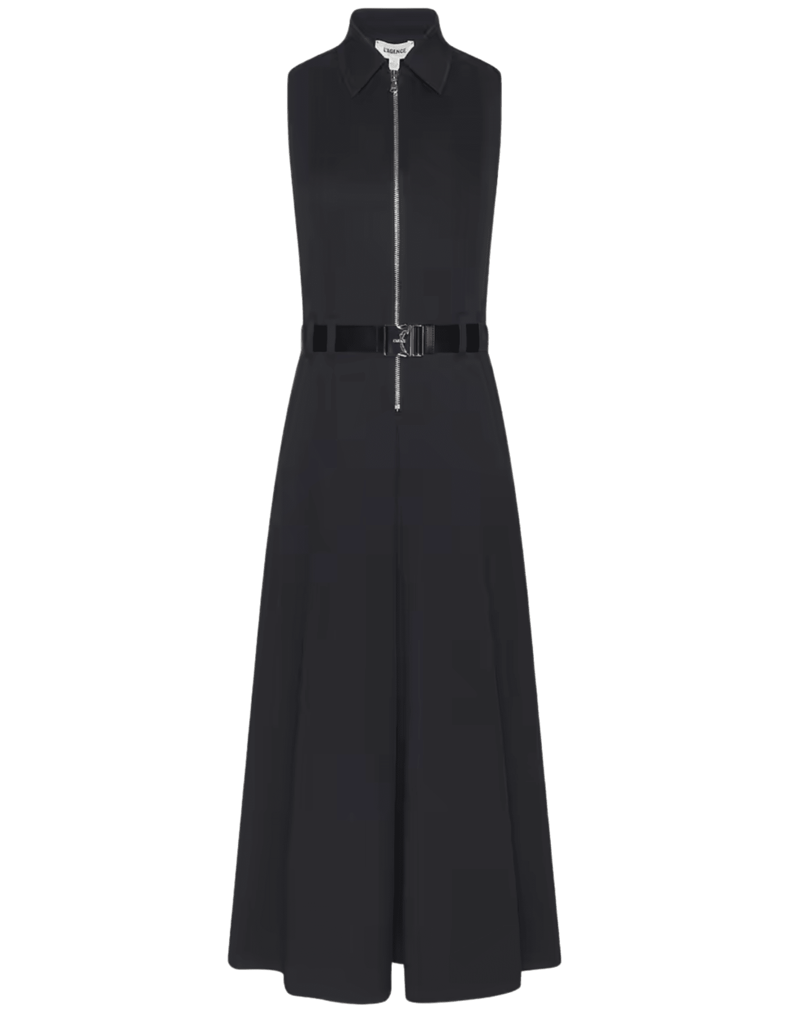 L'AGENCE Kolton Midi Dress in Black
