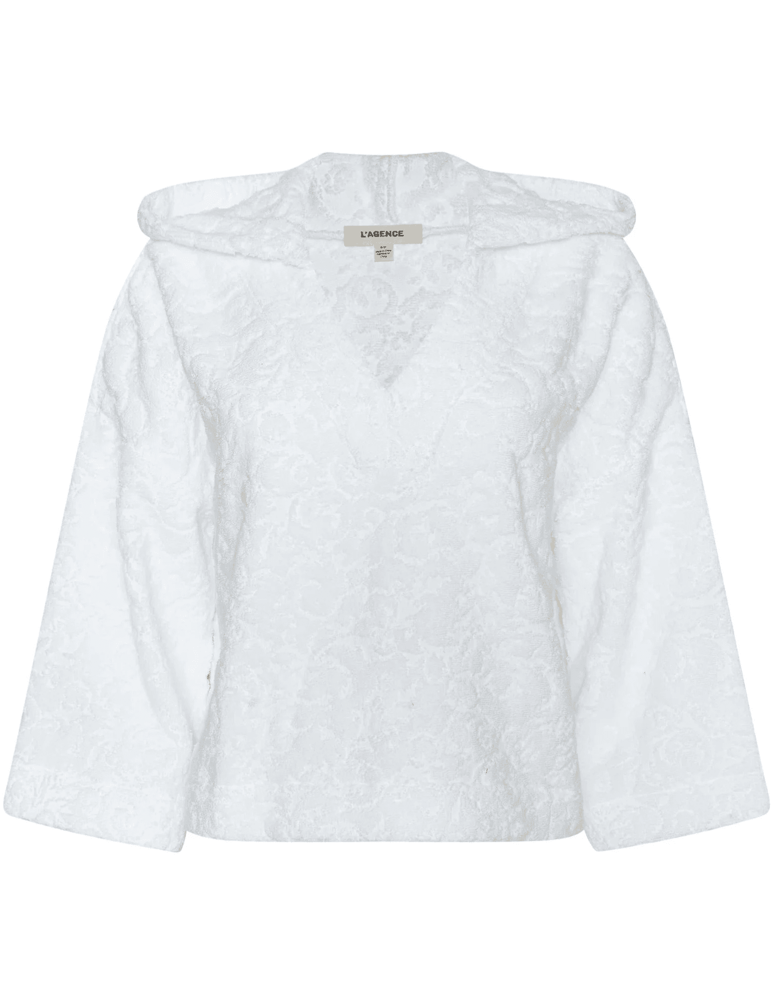 L’AGENCE Lee Terry Cropped Hooded Poncho