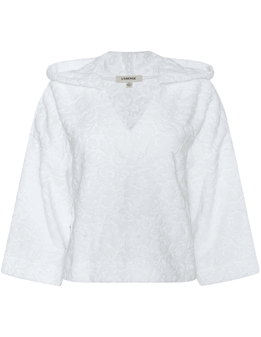 L’AGENCE Lee Terry Cropped Hooded Poncho