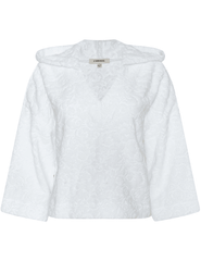 L’AGENCE Lee Terry Cropped Hooded Poncho