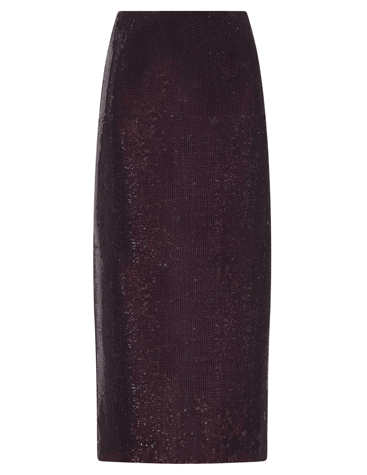 L’AGENCE Makena Sequin Pencil Skirt in Dark Espresso