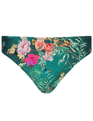 L’AGENCE Nicole Bikini Bottom in bottle green