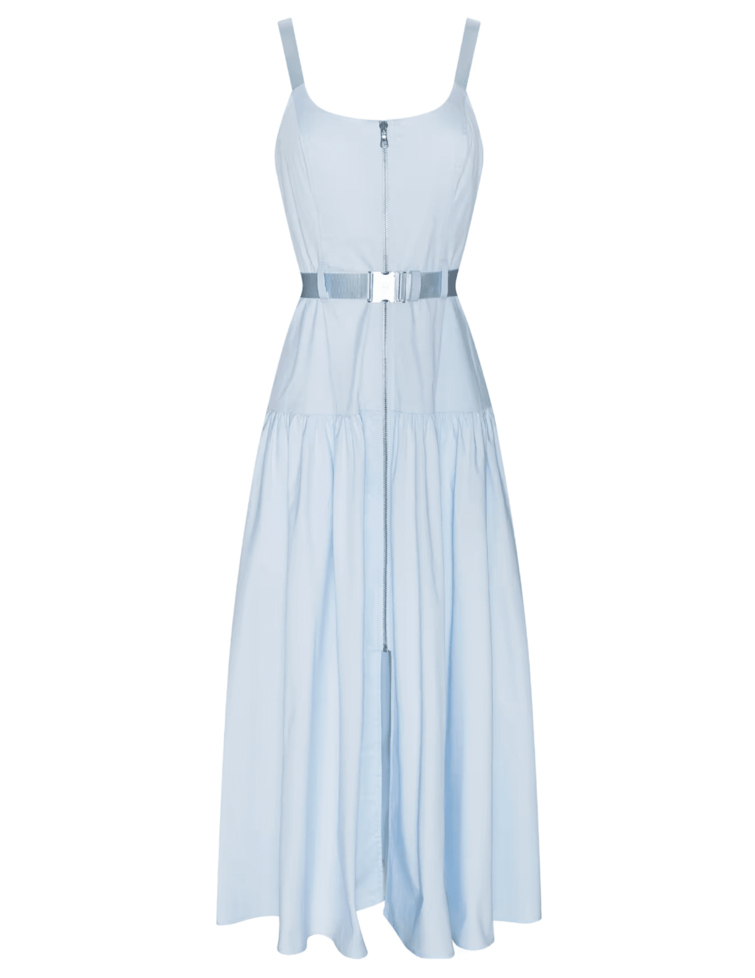 L'AGENCE Rima Maxi Dress in Pale Mist Blue