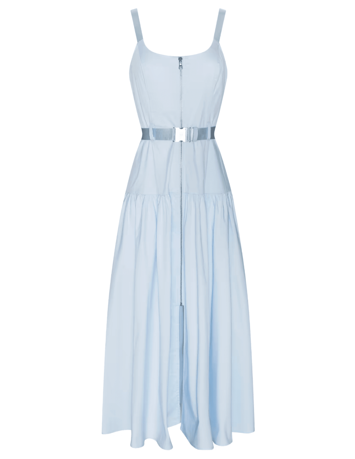 L'AGENCE Rima Maxi Dress in Pale Mist Blue