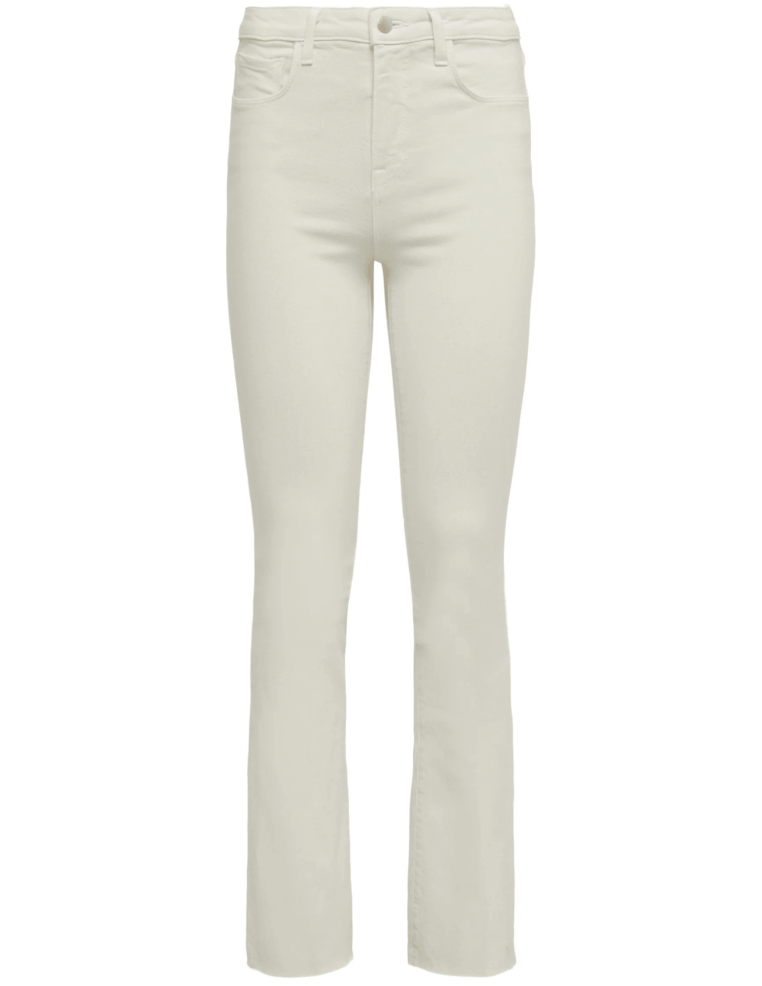 L’AGENCE Ruth High Rise Straight Jean in Vintage White.