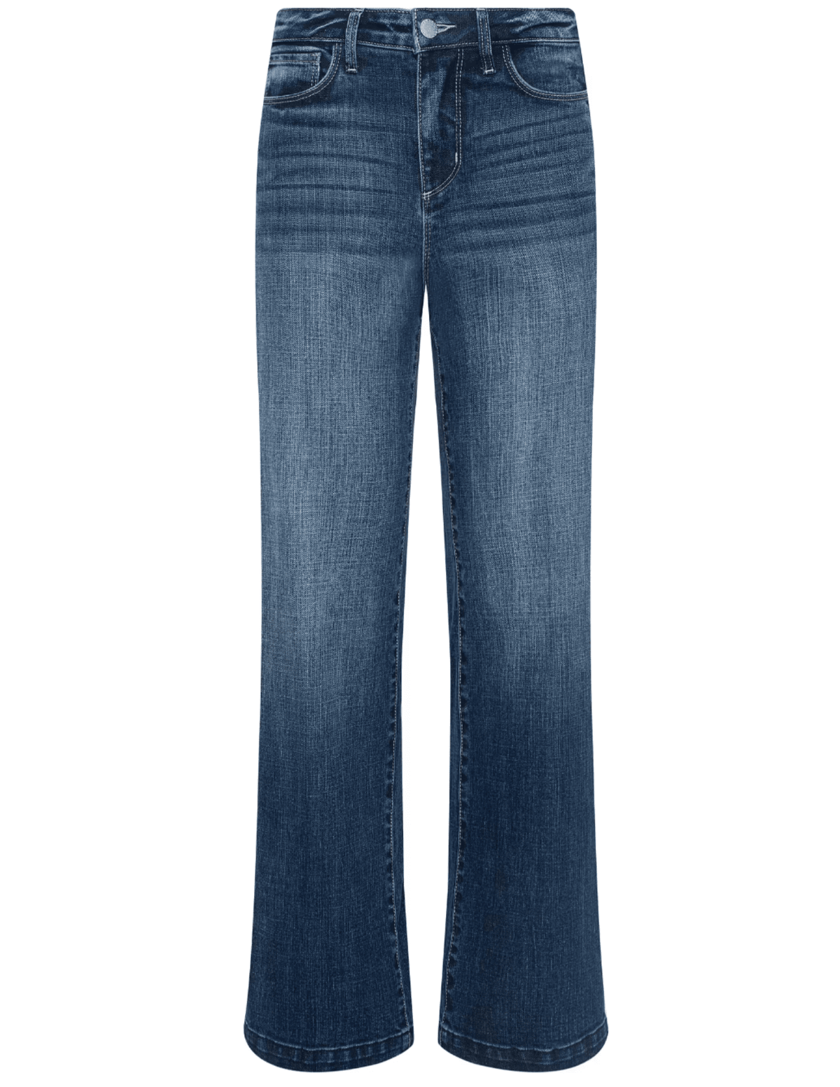 L’AGENCE Scottie High Rise Wide Leg Jeans in Gladstone
