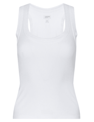 L'AGENCE Shania Racerback Tank in White