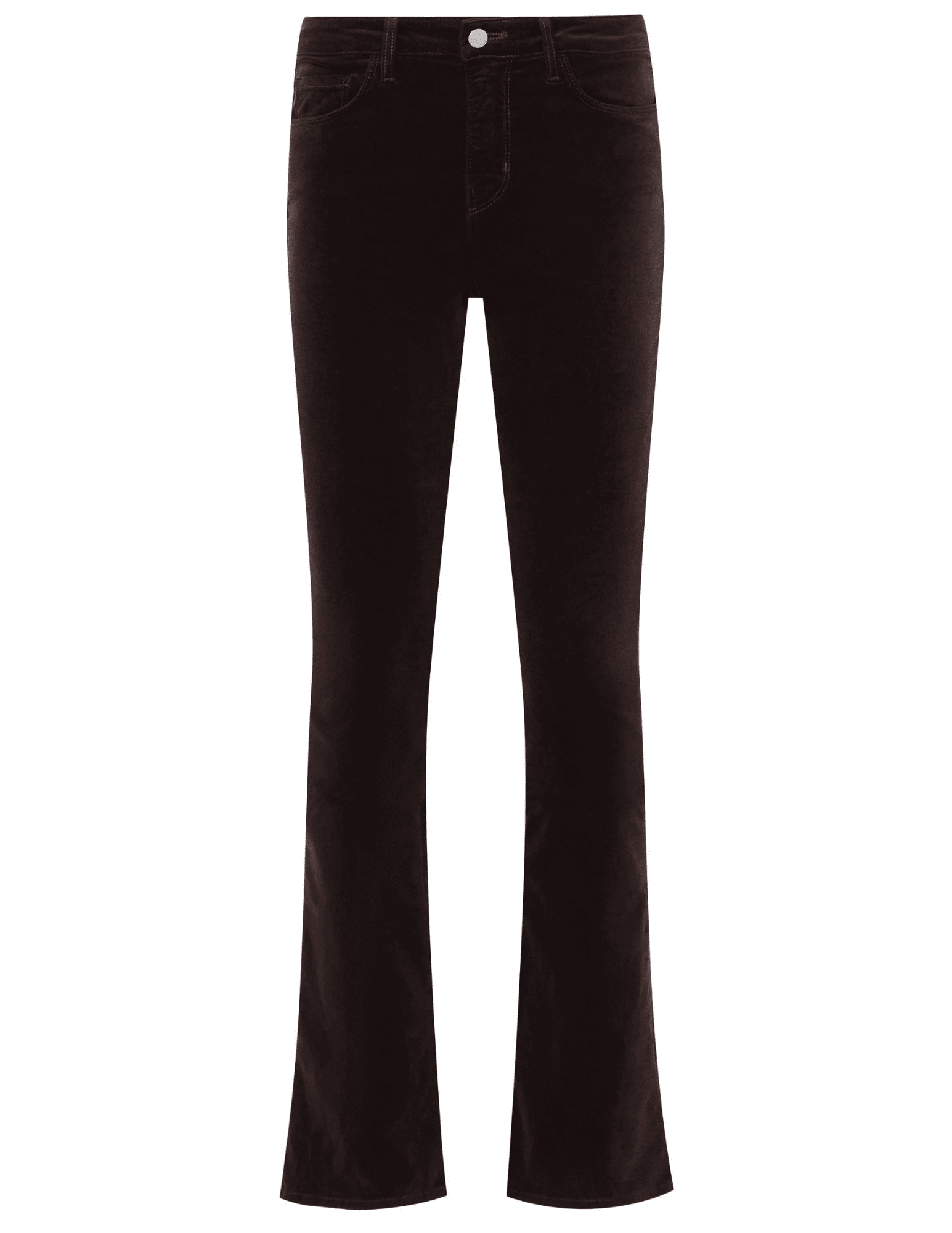 L'AGENCE Stevie Velvet Jeans in Coffee Bean