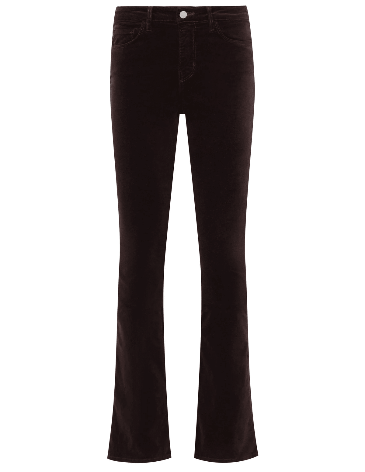 L'AGENCE Stevie Velvet Jeans in Coffee Bean