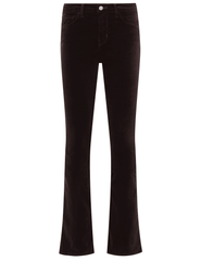 L'AGENCE Stevie Velvet Jeans in Coffee Bean