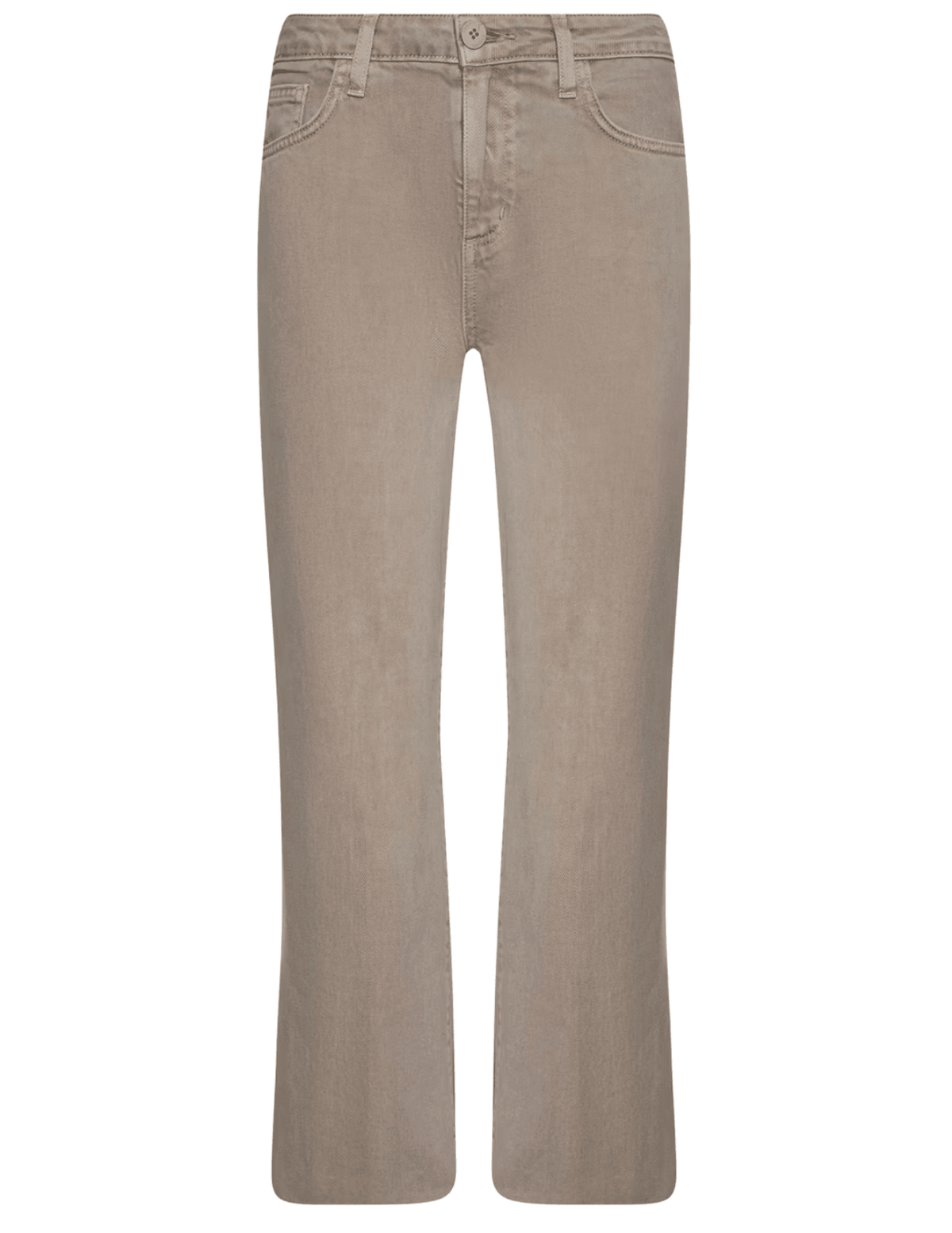 L'AGENCE Wanda High Rise Cropped Wide Leg Jean in Biscuit