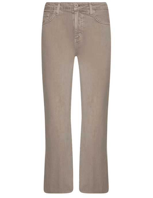 L'AGENCE Wanda High Rise Cropped Wide Leg Jean in Biscuit