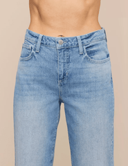 L'AGENCE Wanda High Rise Cropped Wide Leg Jean in Granova details