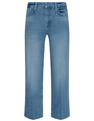 L'AGENCE Wanda High Rise Cropped Wide Leg Jean in Granova
